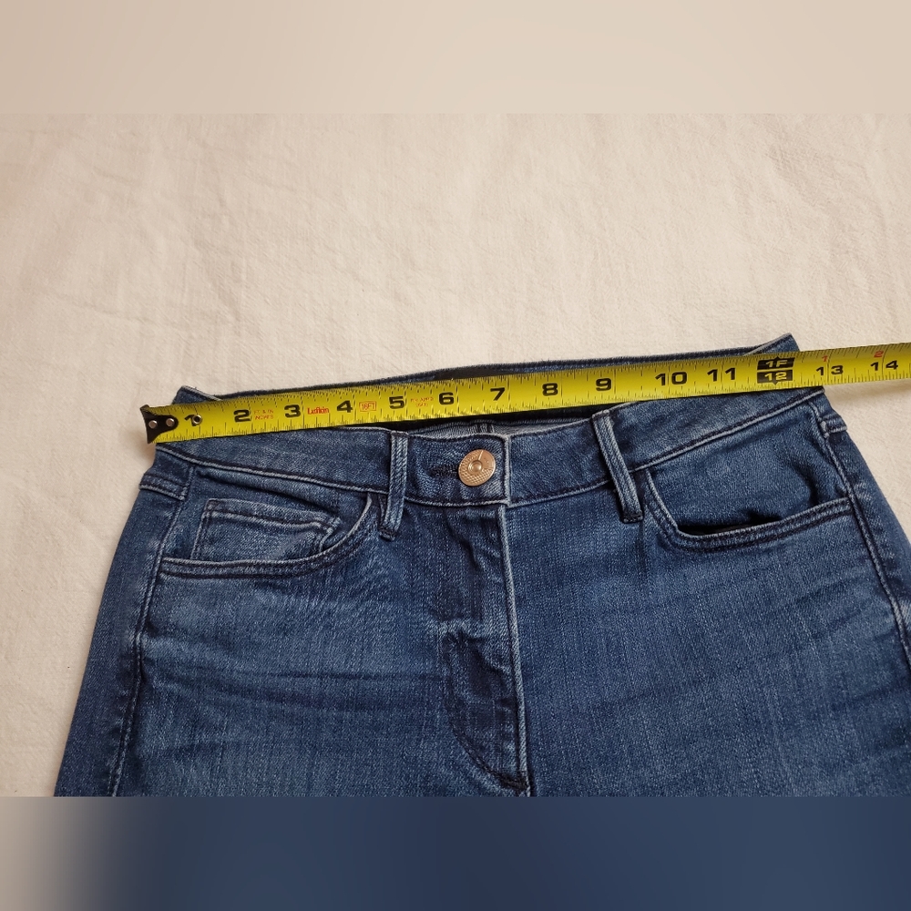 3x1 NYC High-Rise Side Zip Flare Jeans Women's Size 24 Classic Boho Chic - Picture 9 of 12